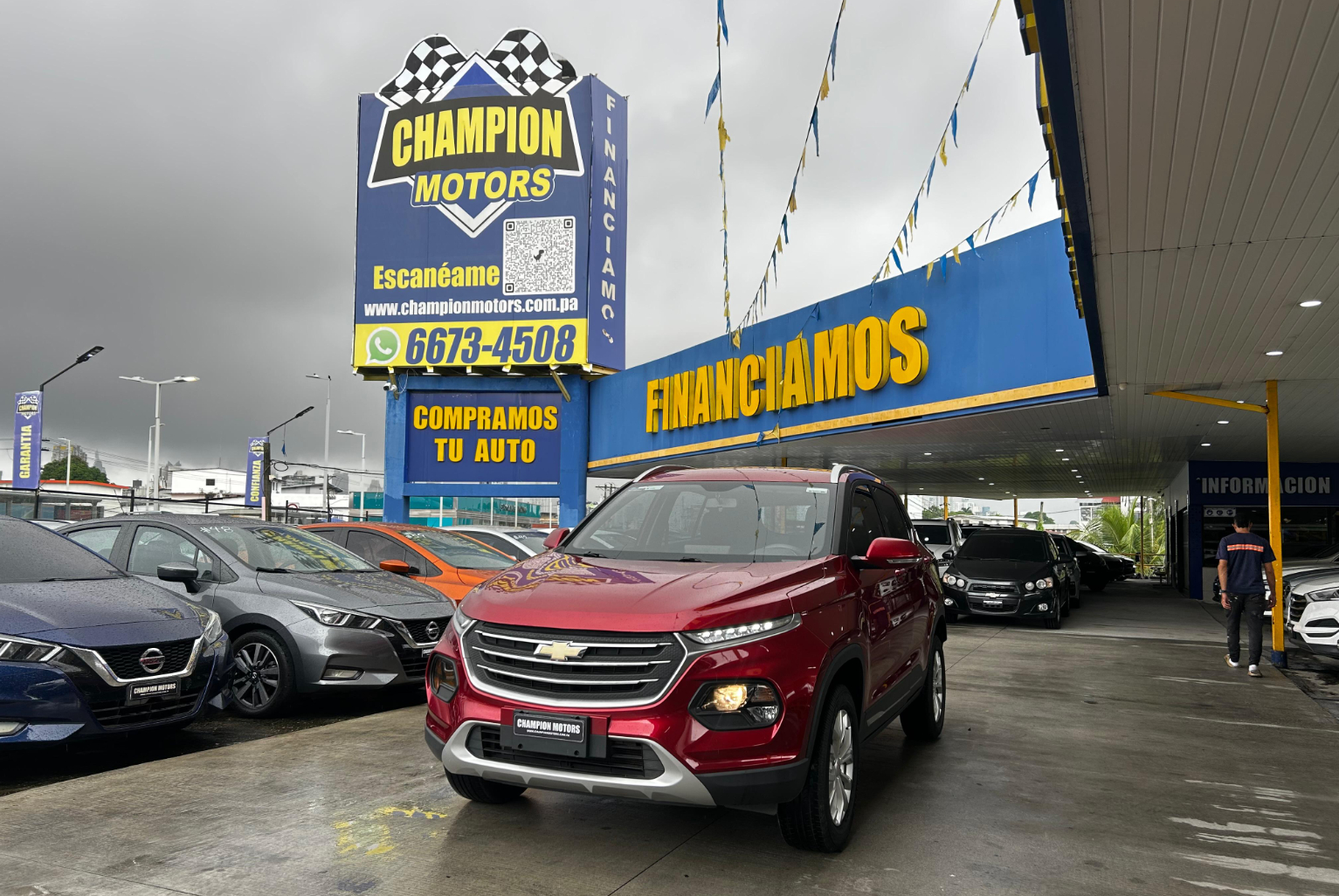 Chevrolet Groove 2023 Automático color Rojo, Imagen #1