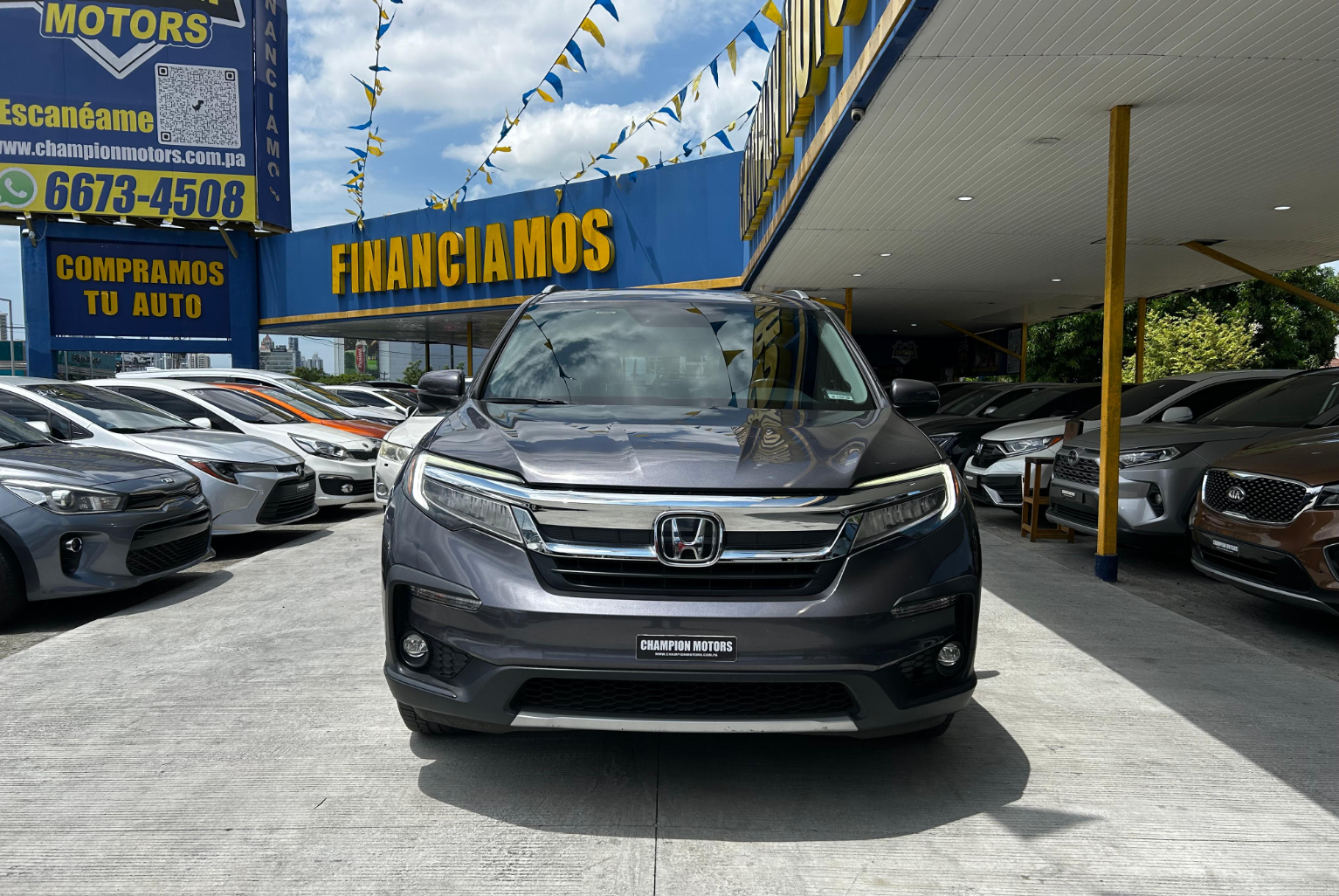 Honda Pilot 2019 Automático color Gris, Imagen #2