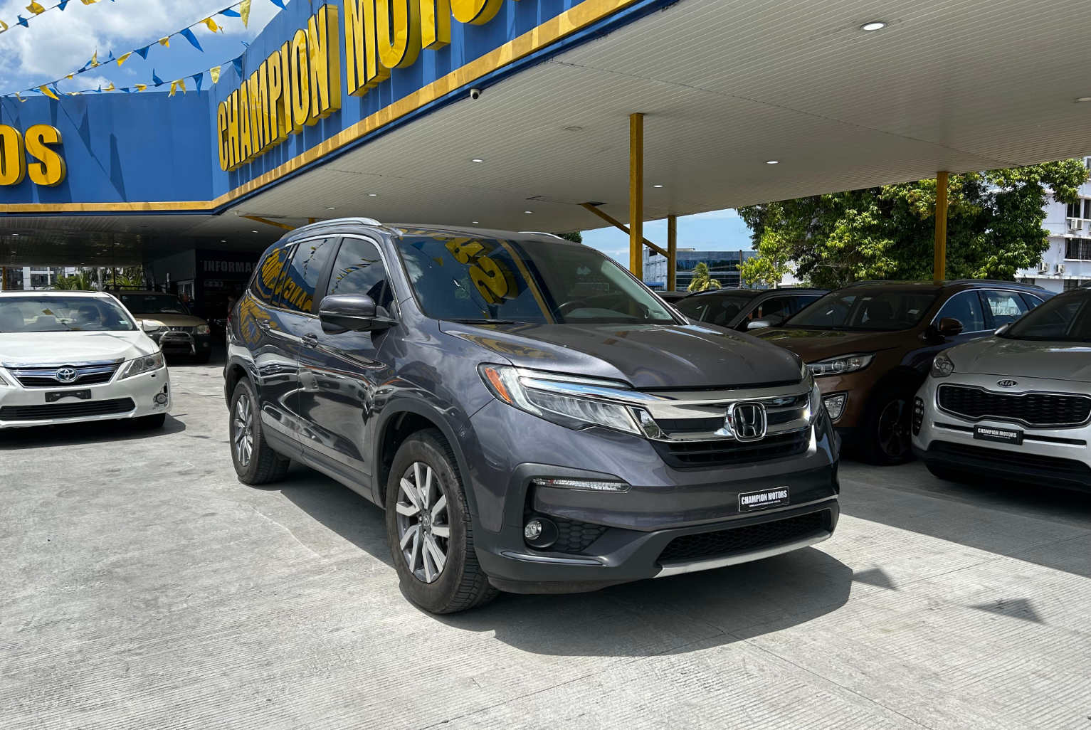 Honda Pilot 2019 Automático color Gris, Imagen #3
