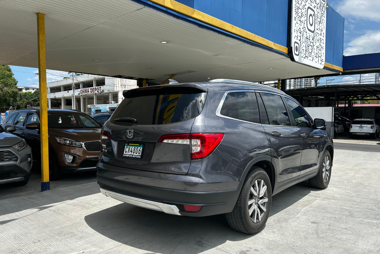 Honda Pilot 2019 Automático color Gris, Imagen #4