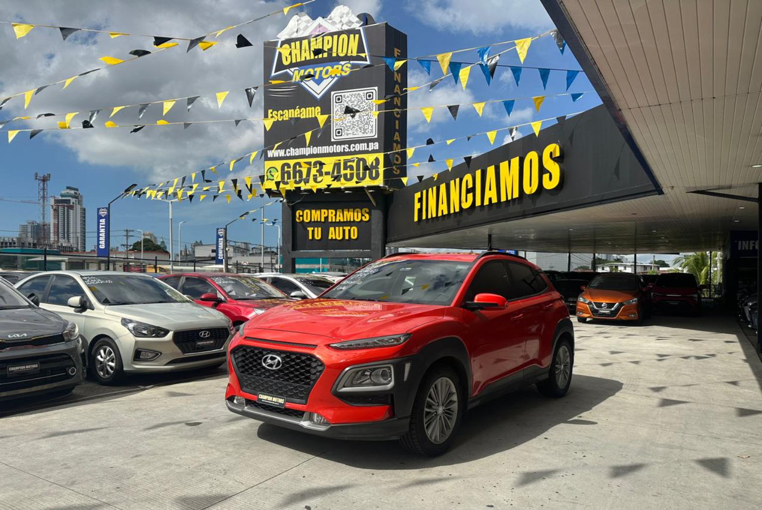 Hyundai Kona 2020 Automático color Naranja, Imagen #1