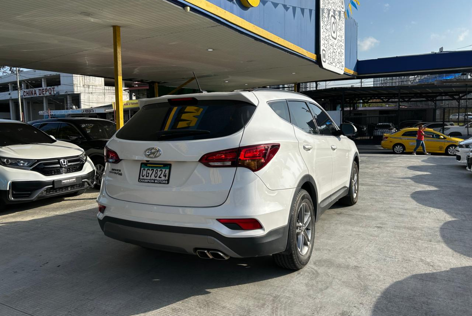 Hyundai Santa Fe 2018 Automático color Blanco, Imagen #4