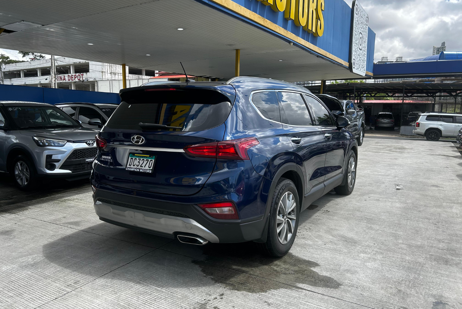Hyundai Santa Fe 2019 Automático color Azul, Imagen #4