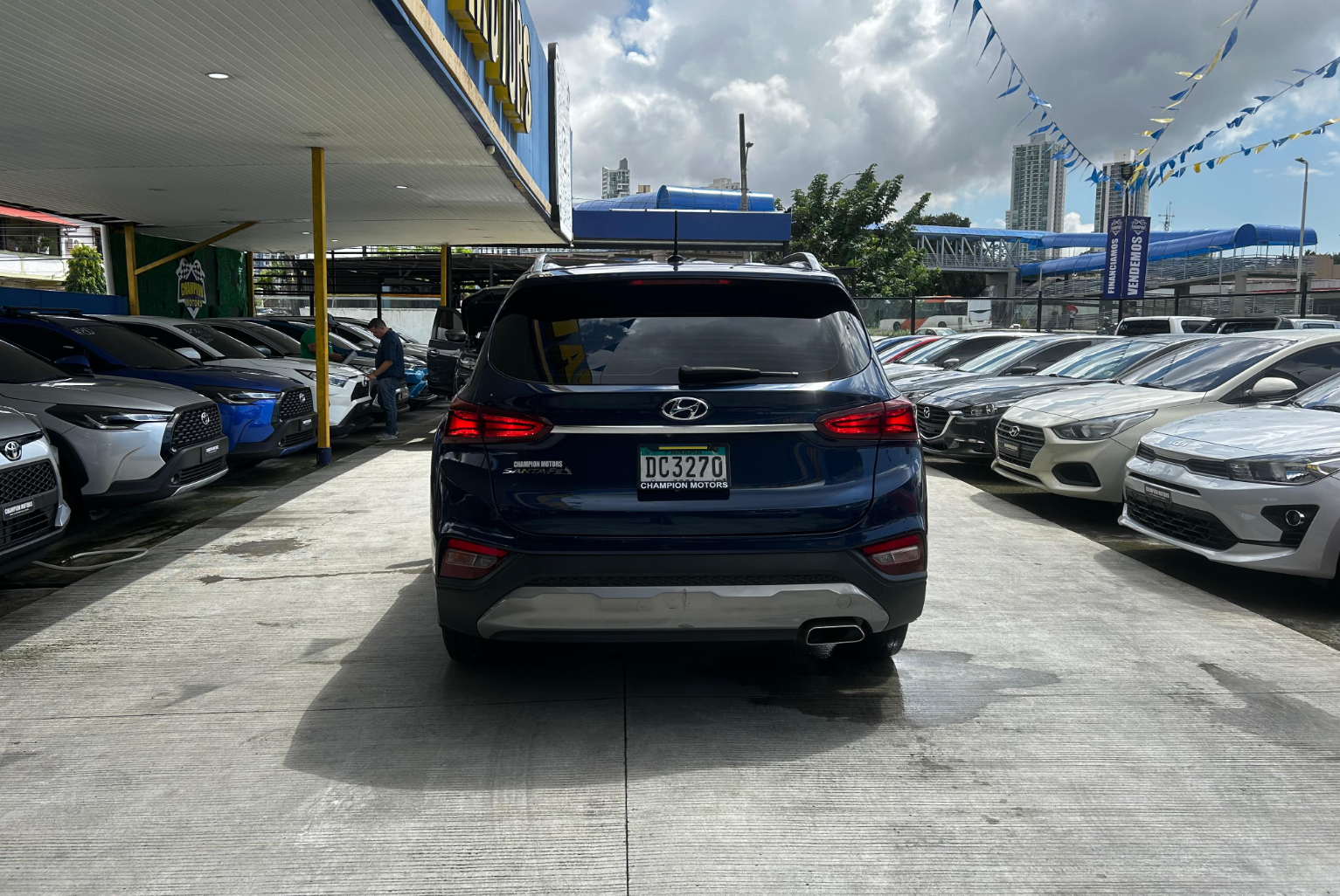 Hyundai Santa Fe 2019 Automático color Azul, Imagen #5