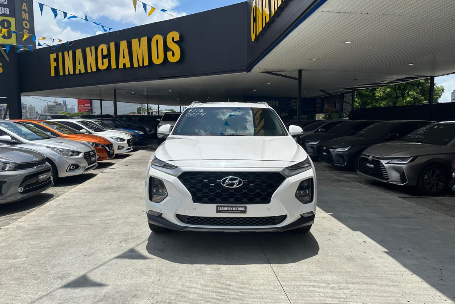 Hyundai Santa Fe 2019 Automático color Blanco, Imagen #2
