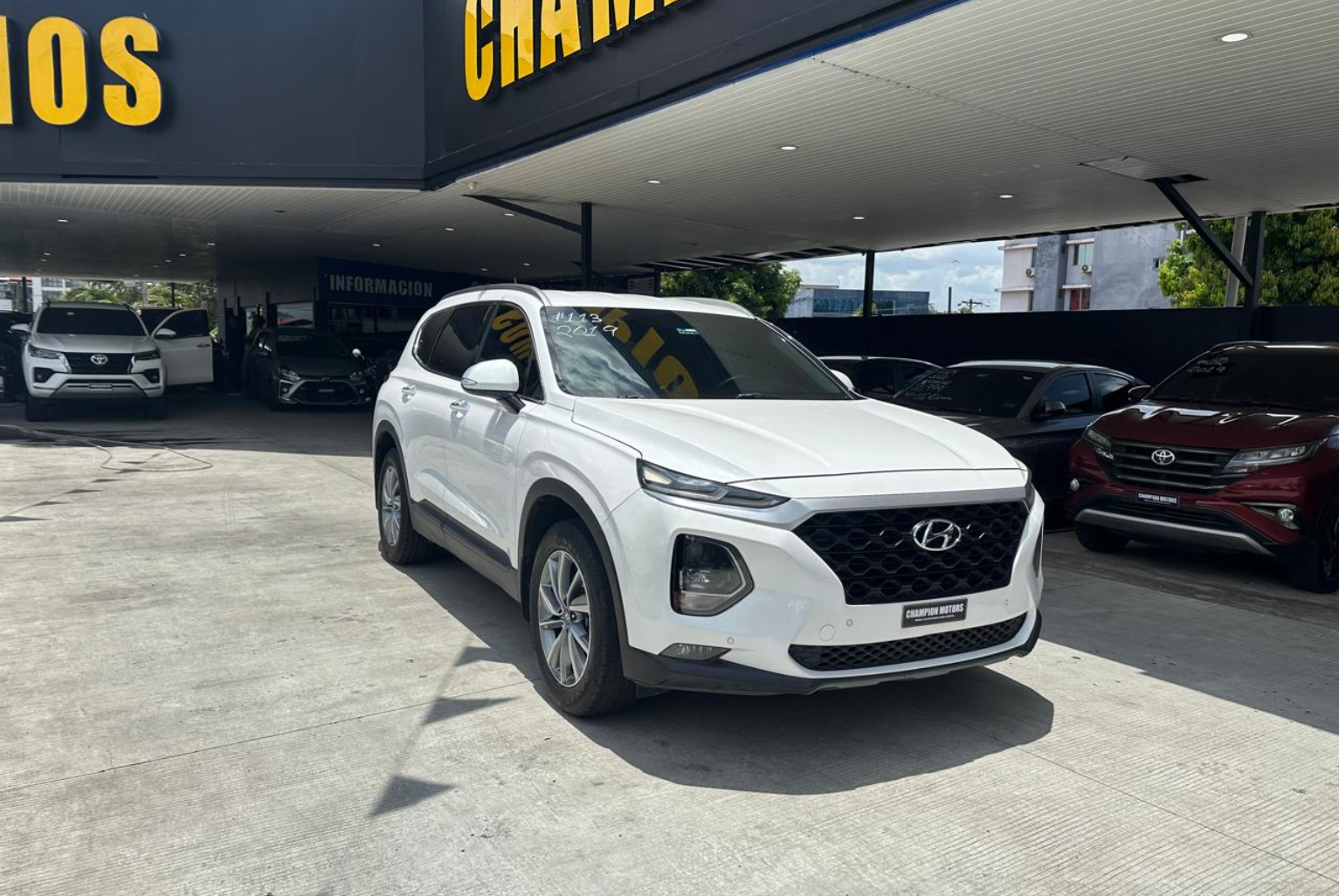 Hyundai Santa Fe 2019 Automático color Blanco, Imagen #3