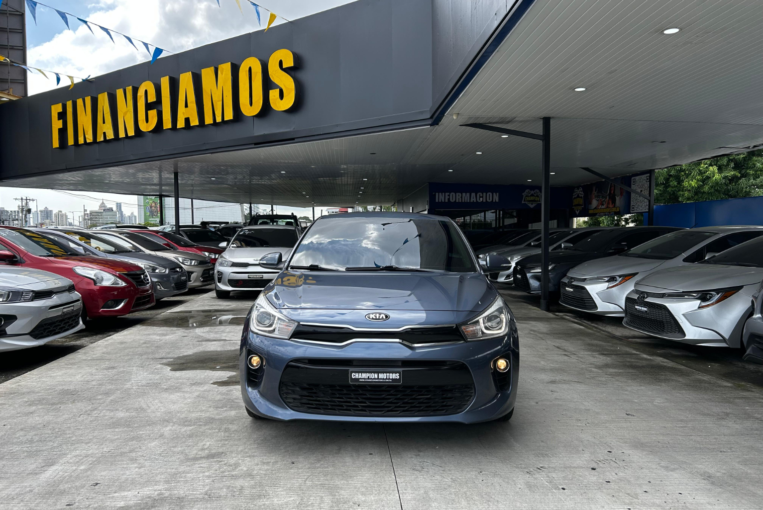 Kia Rio 2019 Automático color Azul, Imagen #2