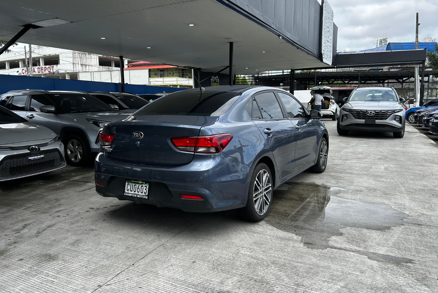 Kia Rio 2019 Automático color Azul, Imagen #4