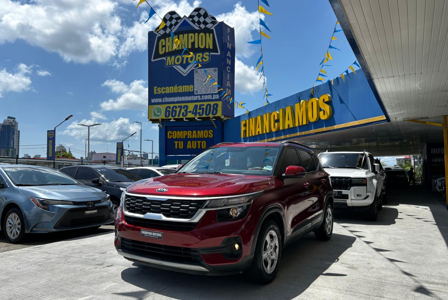 Kia Seltos 2020 Automático color Rojo, Imagen #1