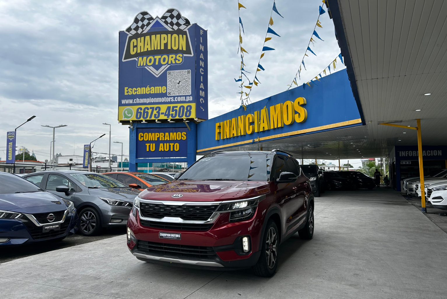 Kia Seltos 2020 Automático color Rojo, Imagen #1