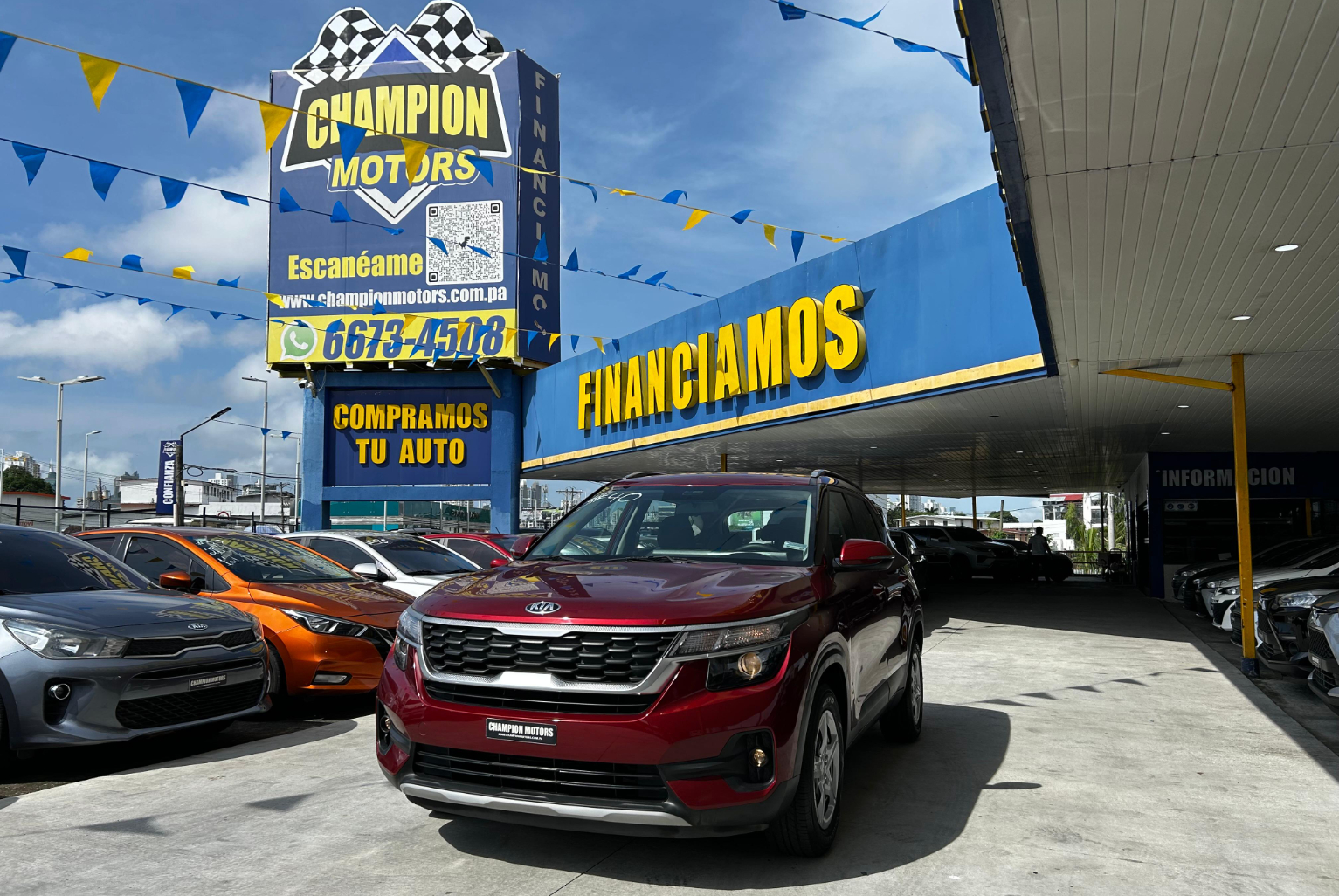 Kia Seltos 2020 Automático color Rojo, Imagen #1