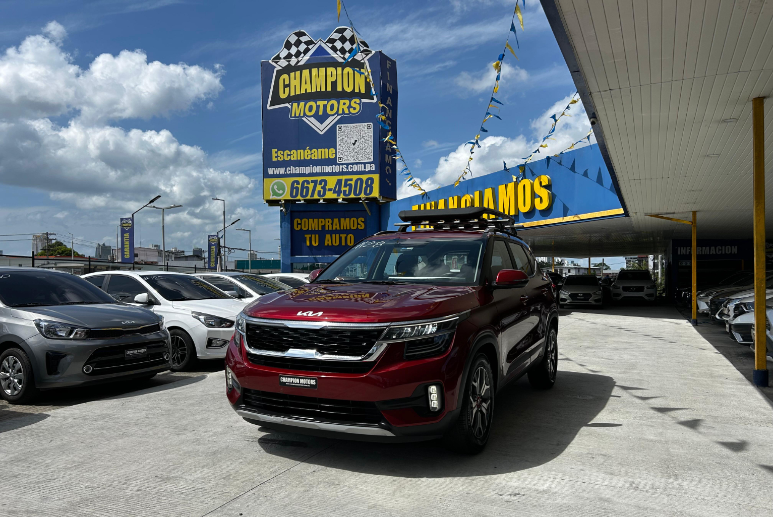 Kia Seltos 2023 Automático color Rojo, Imagen #1