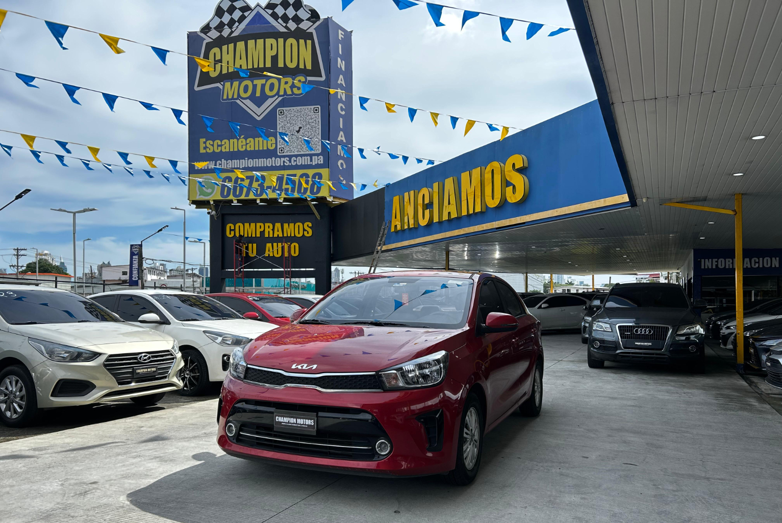 Kia Soluto 2025 Automático color Rojo, Imagen #1