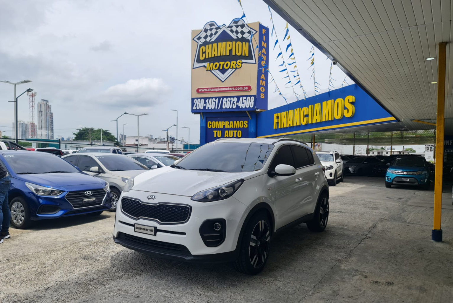 Kia Sportage 2017 Manual color Blanco, Imagen #1