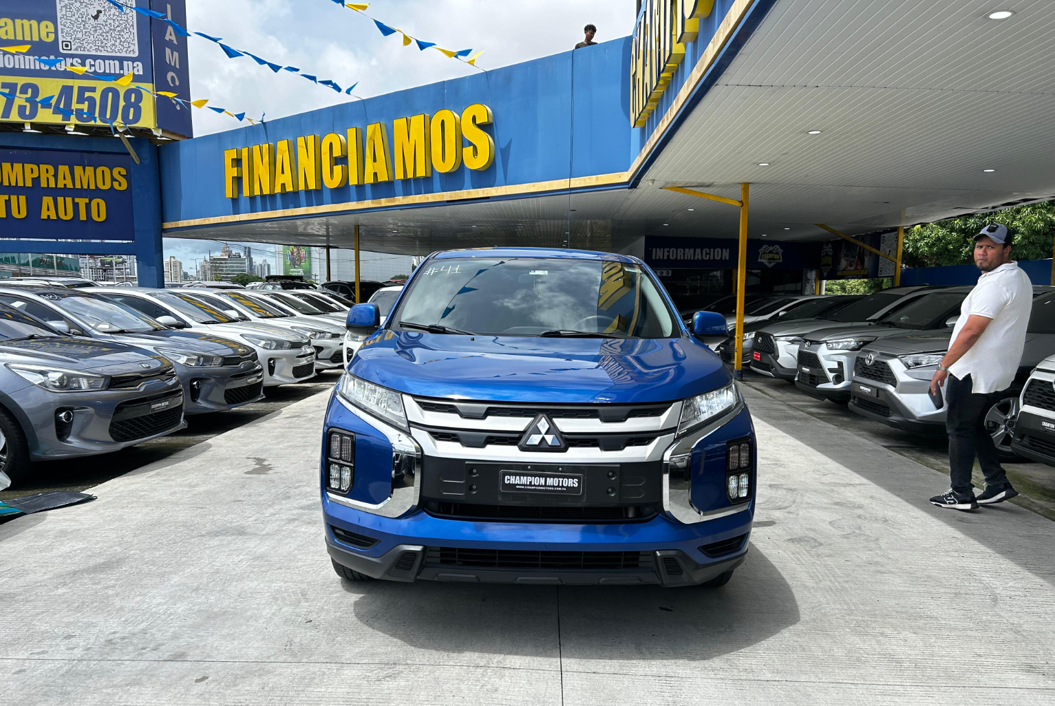 Mitsubishi Asx 2021 Automático color Azul, Imagen #2