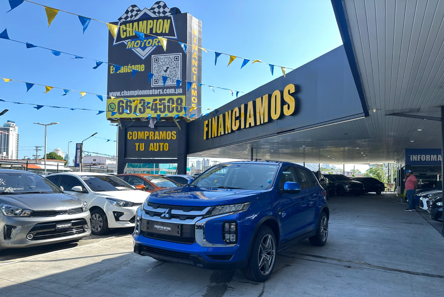 Mitsubishi Asx 2021 Automático color Azul, Imagen #1