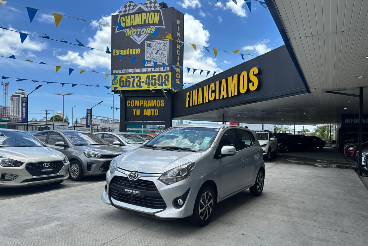 Toyota Agya 2019 Automático color Plateado, Imagen #1