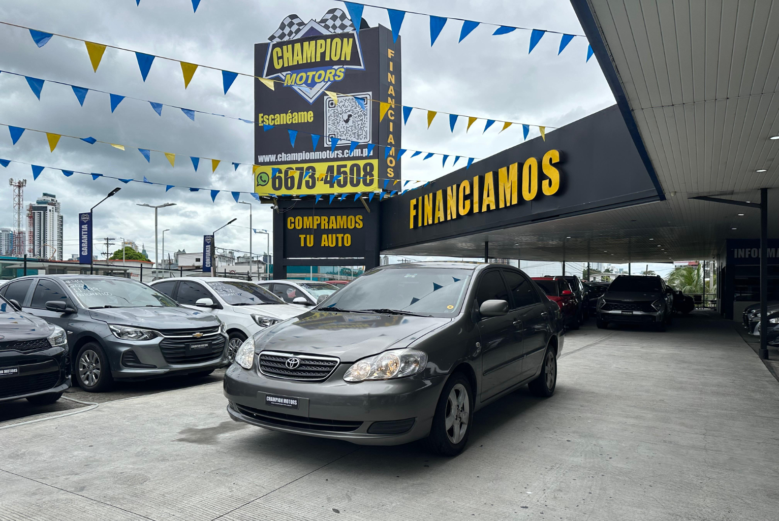 Toyota Corolla 2005 Automático color Gris, Imagen #1