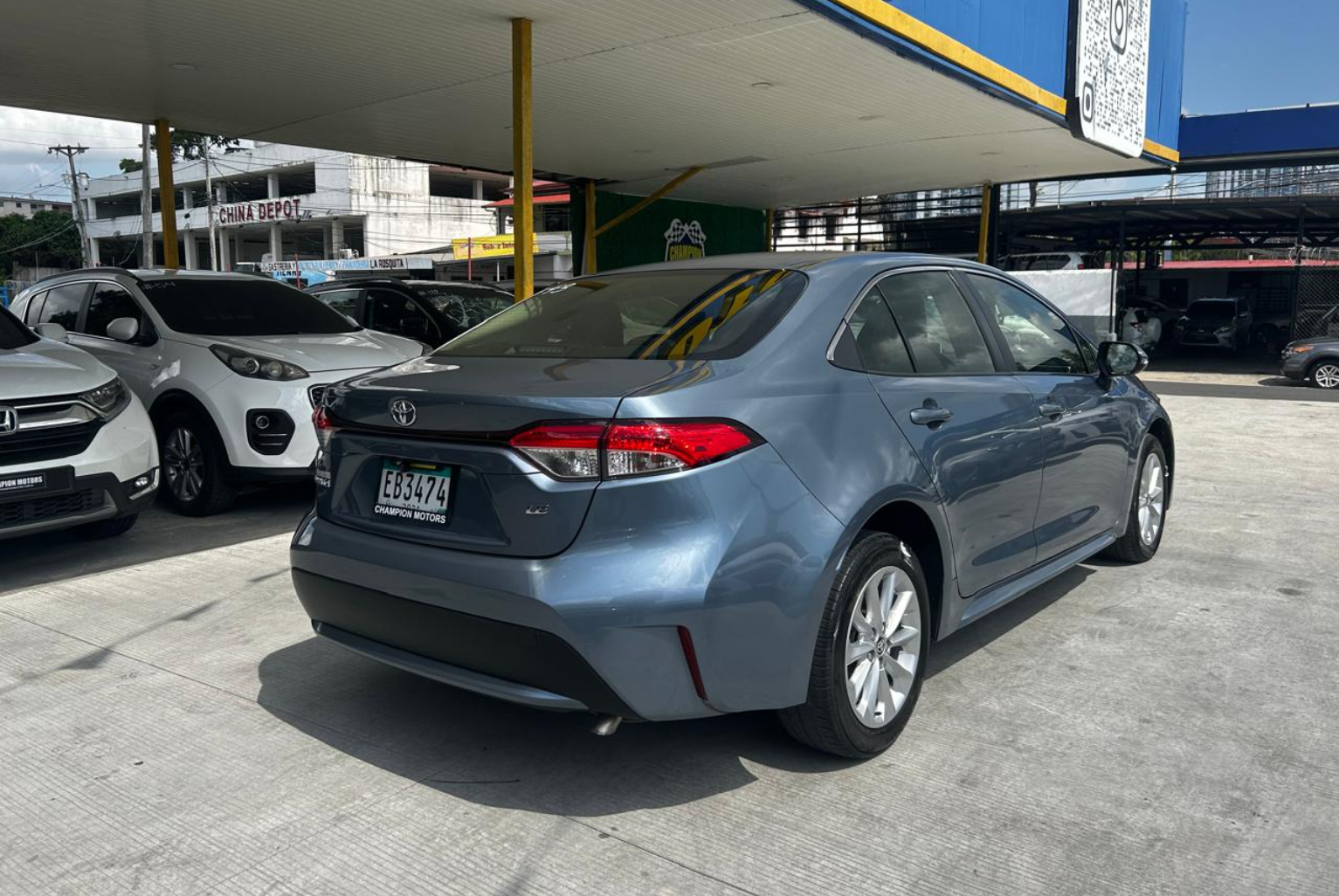 Toyota Corolla 2021 Automático color Celeste, Imagen #4